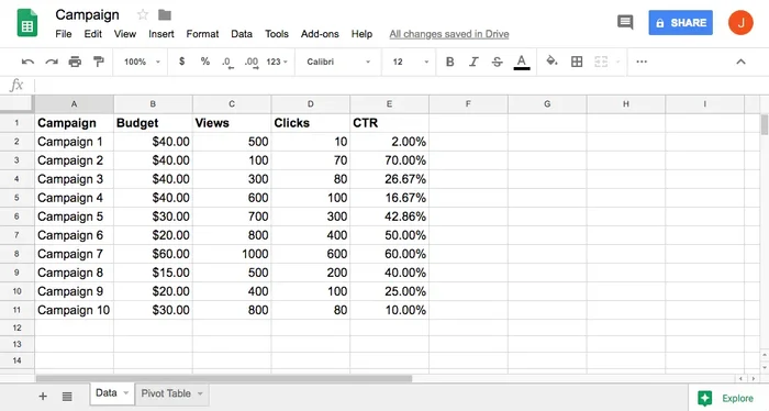 Mengenal Google Sheets 