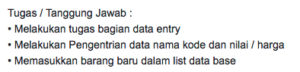 Kupas Tuntas Contoh Tugas Data Entry