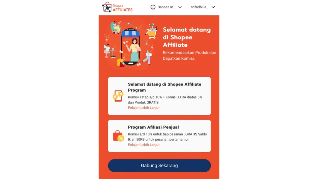perbedaan shopee affiliate dan shopee affiliate penjual
