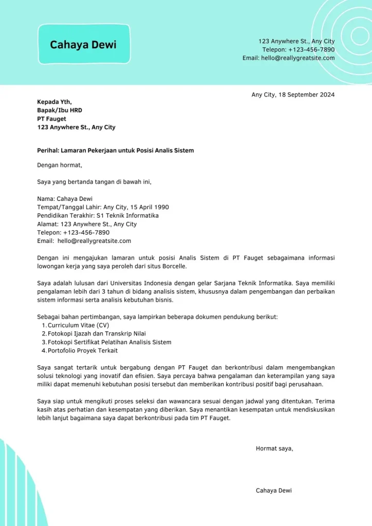 Apa Perbedaan CV dan Surat Lamaran Kerja?