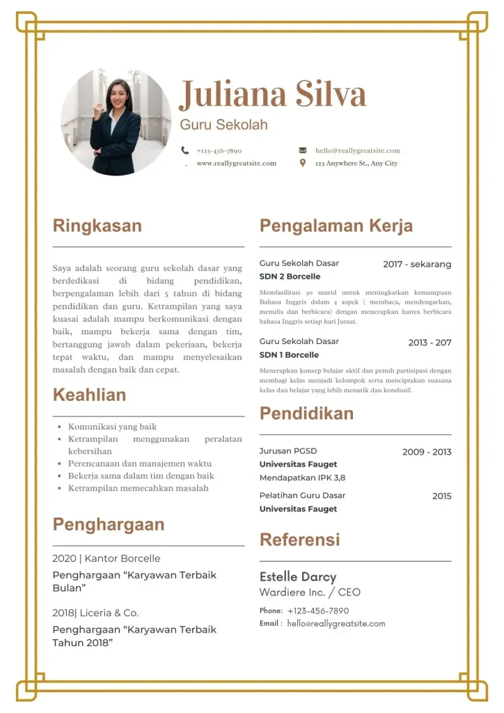 CV Guru Fokus Prestasi Akademik dan Sertifikasi