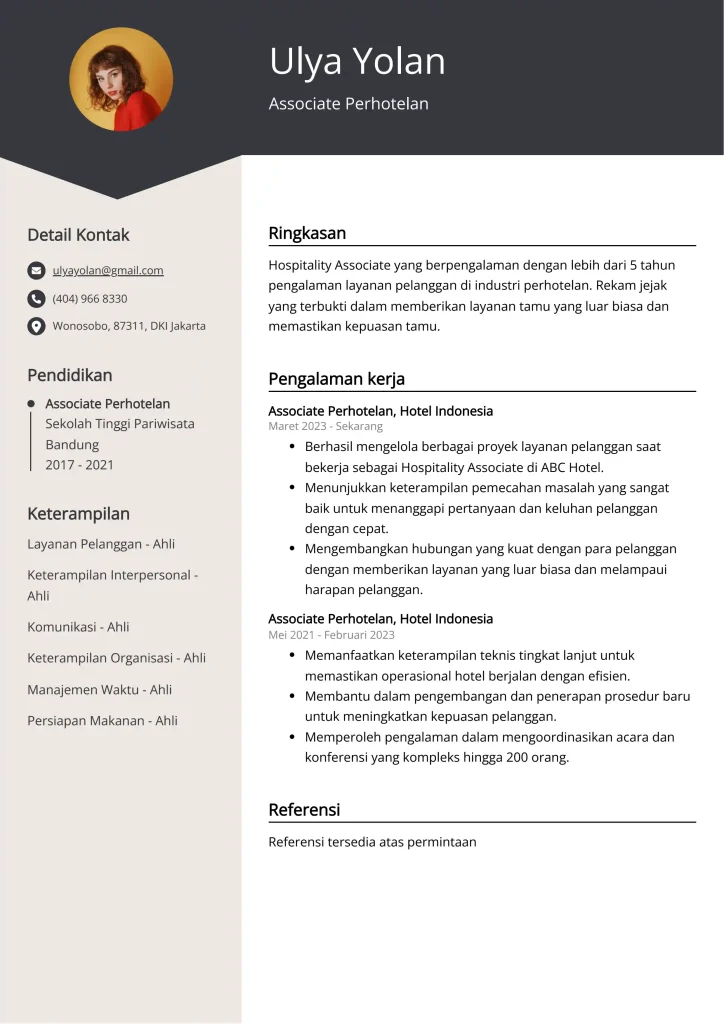 contoh cv lamaran kerja lulusan smk