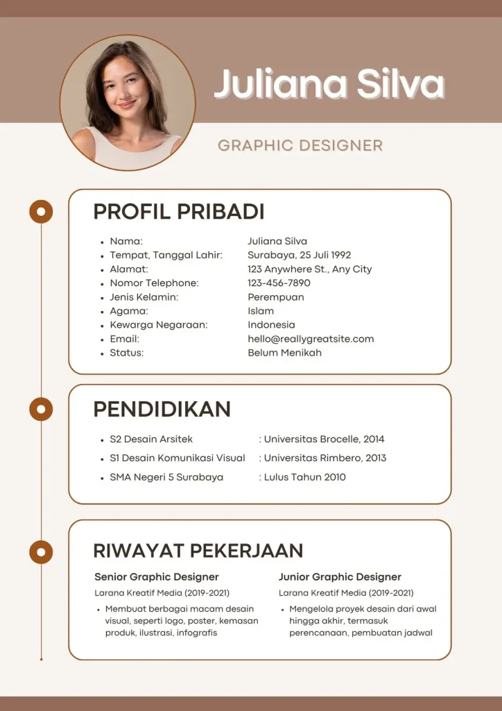 Contoh Singkat CV