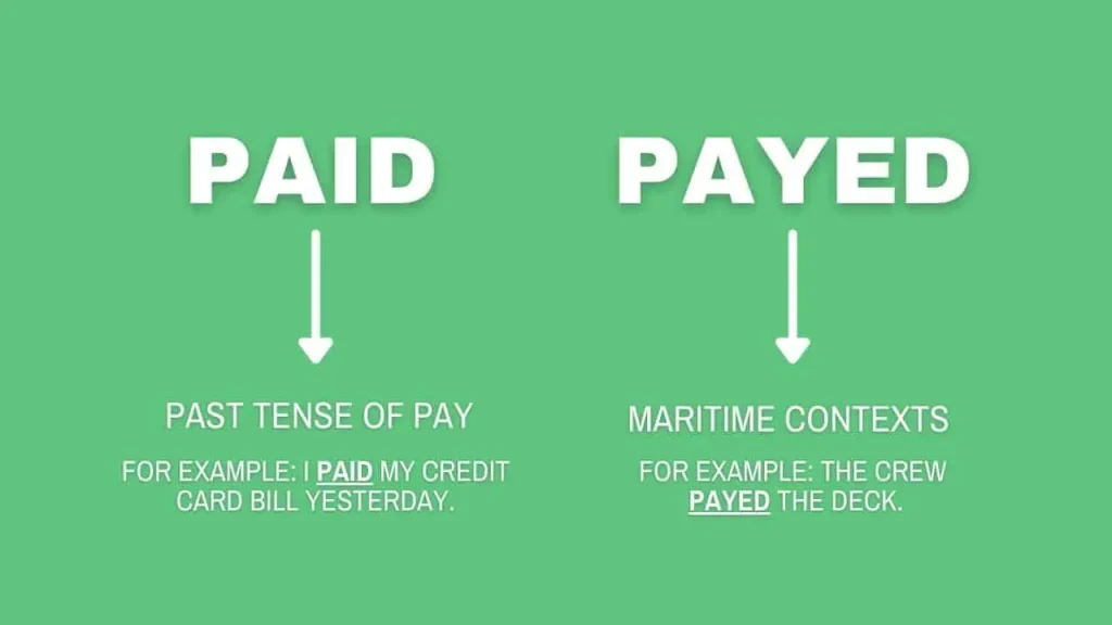 Apa Perbedaan Payed vs Paid Berdasarkan Konteks Penggunaan