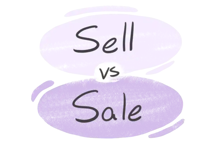 perbedaan sale dan sell dalam bahasa inggris