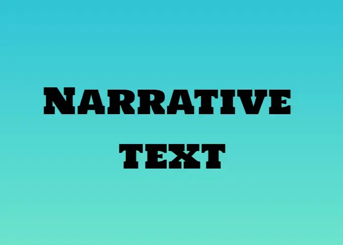 narrative text 