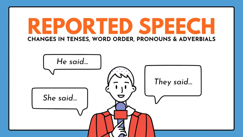 Contoh Kalimat Reported Speech