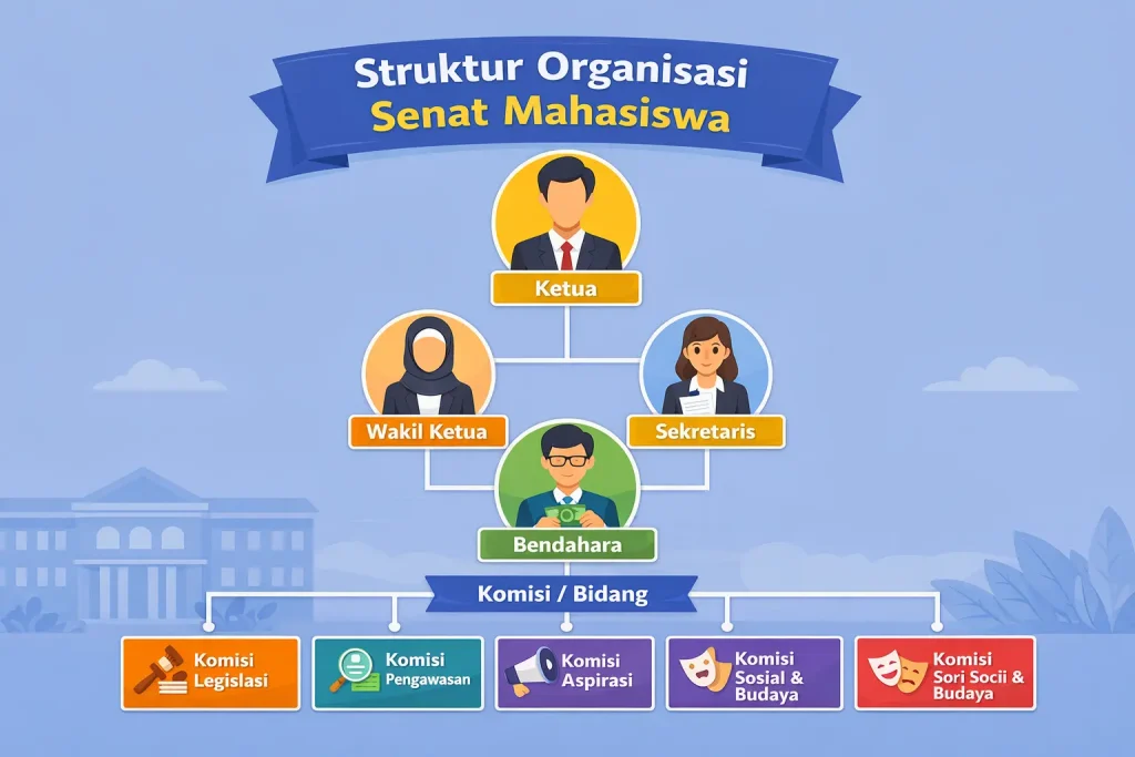 Bagaimana Struktur Organisasi Senat Mahasiswa