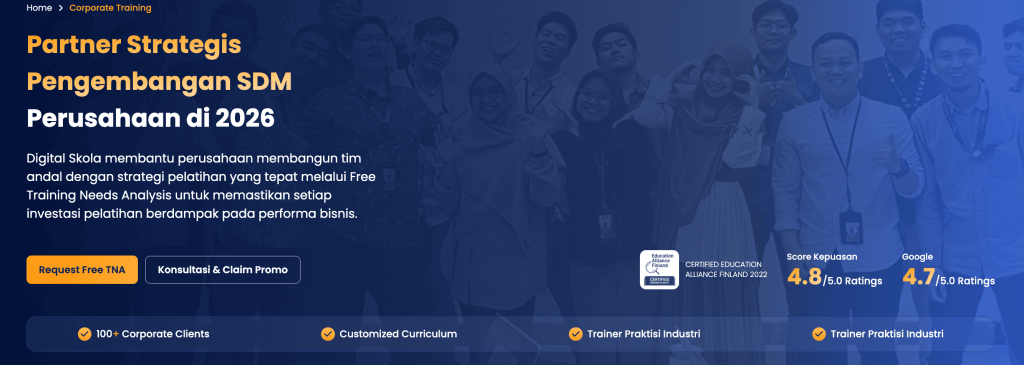 Tertarik Mengadakan Corporate Training Data Analytics untuk Perusahaan Anda?
